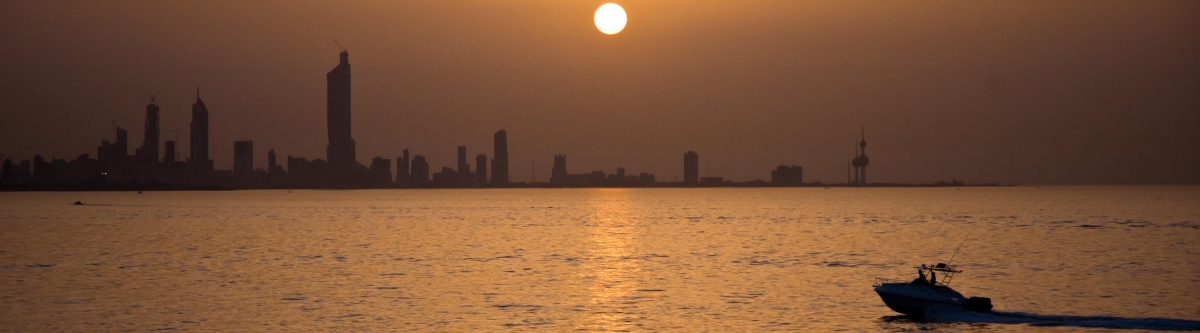 Sunset over Kuwait City (Jack Versloot)  [flickr.com]  CC BY 
License Information available under 'Proof of Image Sources'